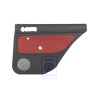 VW Original Revestimiento Puerta (Tela) Negro/Naranja Tropic - 1J9867212Q GHF