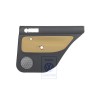 VW Original Revestimiento Puerta (Tela) Negro/Amarillo - 1J9867212Q GRE