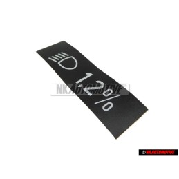 VW Original Adhesivo P. Regulacion Alcance Luz - 323000333