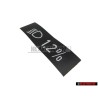 VW Original Adhesivo P. Regulacion Alcance Luz - 323000333