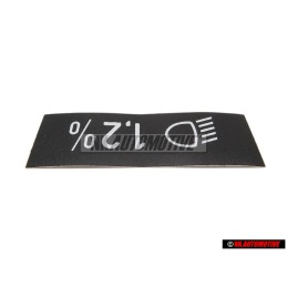 VW Original Adhesivo P. Regulacion Alcance Luz - 323000333