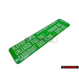 VW Original Adhesivo Min. Roz. 91 Bleifrei Super - Bleifrei - 034010105K