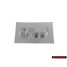 VW Original Adhesivo 'Diesel-Gazole' - 1H0010092L