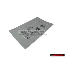 VW Original Adhesivo 'Diesel-Gazole' - 1H0010092L