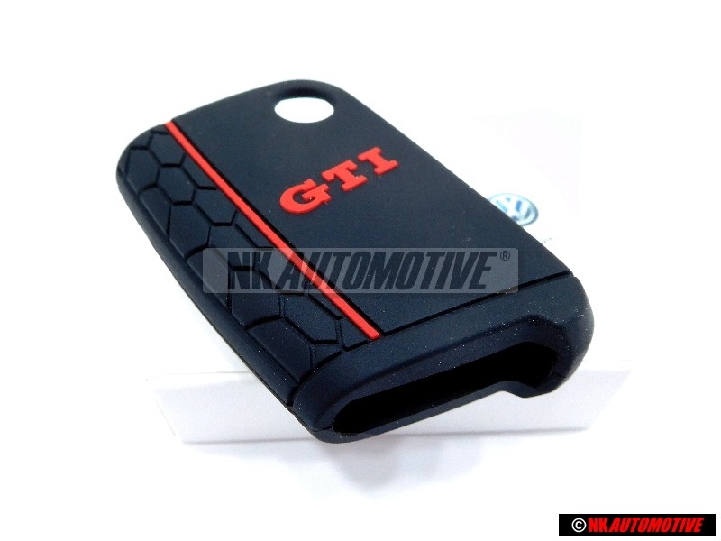VW Original Cubierta Llave Negro/Rojo - 000087012ALGCA