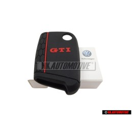 VW Original Cubierta Llave Negro/Rojo - 000087012ALGCA