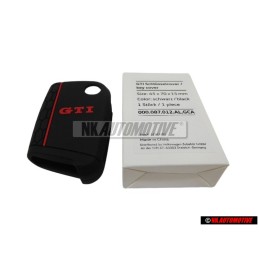VW Original Cubierta Llave Negro/Rojo - 000087012ALGCA