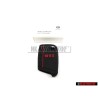 VW Original Cubierta Llave Negro/Rojo - 000087012ALGCA