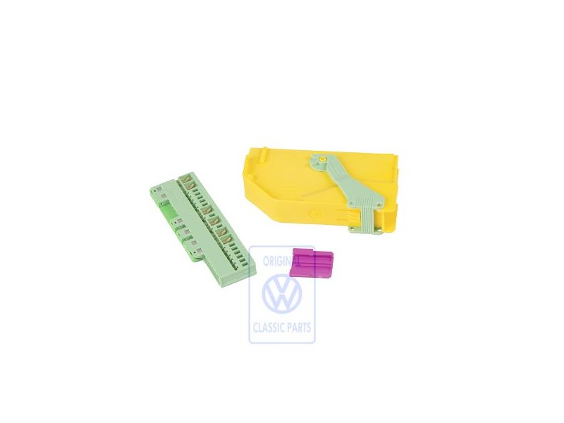 VW Original Caja Contacto Plano Con Guardapolvos - 1J0973373