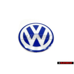 VW Original Cubierta Del Motor Simbolo Emblema Azul Blanco - 06A103940G