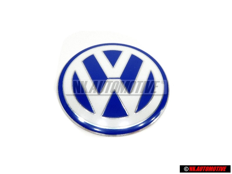 VW Original Cubierta Del Motor Simbolo Emblema Azul Blanco - 06A103940G