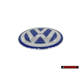 VW Original Cubierta Del Motor Simbolo Emblema Azul Blanco - 06A103940G