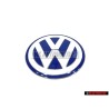 VW Original Cubierta Del Motor Simbolo Emblema Azul Blanco - 06A103940G