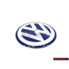 VW Original Cubierta Del Motor Simbolo Emblema Azul Blanco - 06A103940G