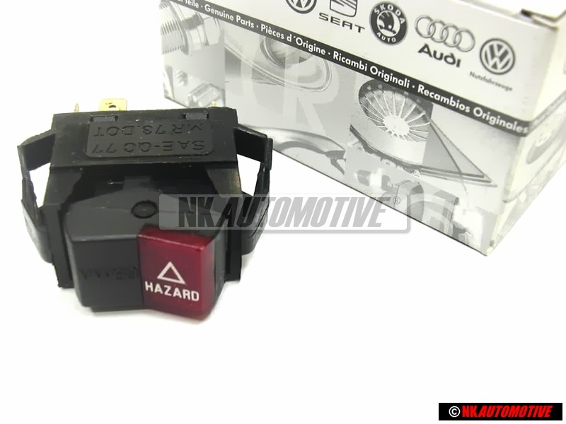 VW Original Conmutador Luces Advertencia - 175953235