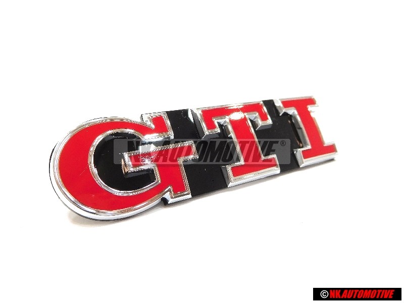 VW Original GTI Frente Rotulo Insignia Emblema Rojo - 5G0853679AGKRR