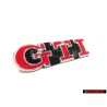VW Original GTI Frente Rotulo Insignia Emblema Rojo - 5G0853679AGKRR