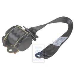 VW Original Cinturon Segur. Tres Puntos Negro Satinado - 1H9857805B B41