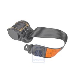 VW Original Cinturon Segur. Tres Puntos Negro Satinado - 1H9857806B B41