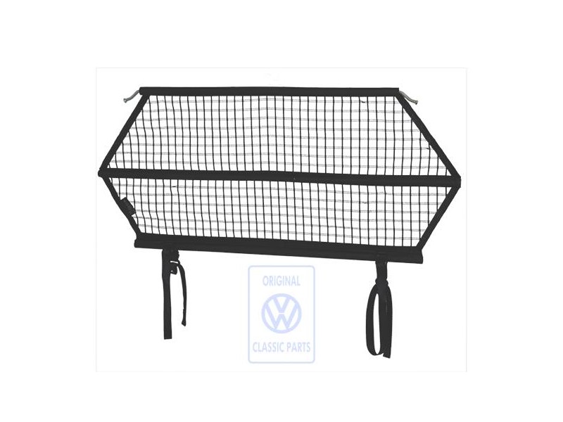 VW Original Pared Divisora Red, Desmontabl Negro Rally - 1H9861691B 03C