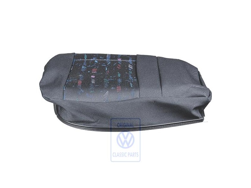 VW Original Tapizado Asiento (Tejido/Cuero Artificial) Negro - 1H9885406E DTL