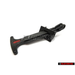 VW Original Palanca Desbloqueo Negro Satinado - 1C0823593D 01C