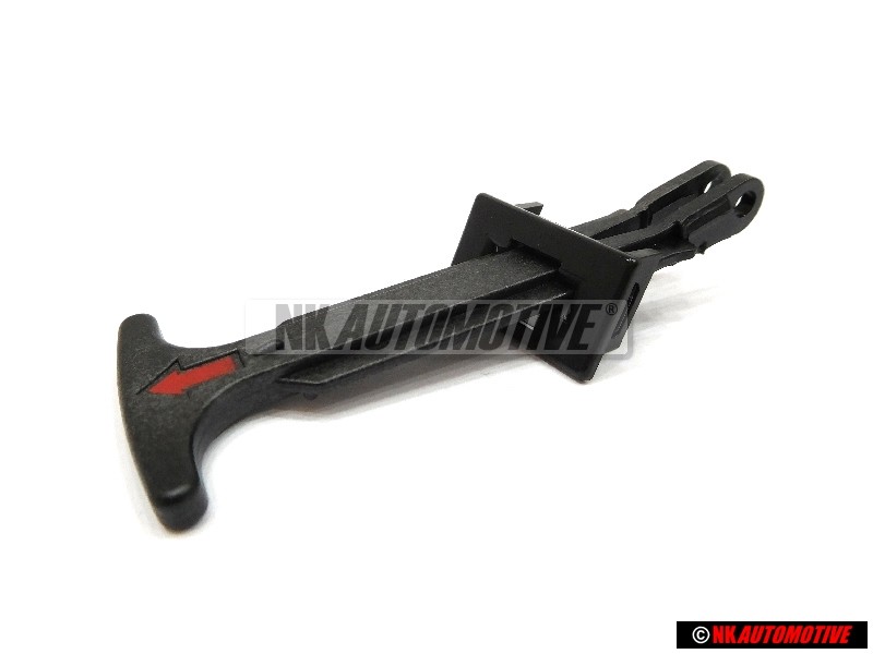 VW Original Palanca Desbloqueo Negro Satinado - 1C0823593D 01C