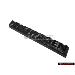VW Original VOLKSWAGEN Trasero Rotulo Insignia Emblema Negro - 325853685