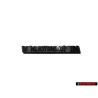 VW Original VOLKSWAGEN Trasero Rotulo Insignia Emblema Negro - 325853685