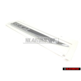 VW Original GTD Lado Rotulo Insignia Emblema Negro Cromo - 5G0853688BBCMT