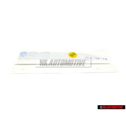 VW Original GTD Lado Rotulo Insignia Emblema Negro Cromo - 5G0853688BBCMT