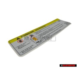 Audi Original Placa Ident. 'Cuidado Alta Tension - 8K0010520D