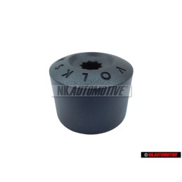 VW Original Capuchon P. Tornillo Rueda Negro Satinado - 3C0601173 9B9