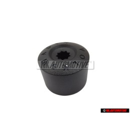 VW Original Capuchon P. Tornillo Rueda Negro Satinado - 3C0601173 9B9