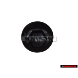 Audi Original Capuchon P. Tornillo Rueda Negro Satinado - 4F0601173 01C