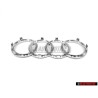Audi Original Anillos Frente Simbolo Insignia Emblema Cromo - 8T0853605