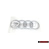 Audi Original Anillos Frente Simbolo Insignia Emblema Cromo - 8T0853605