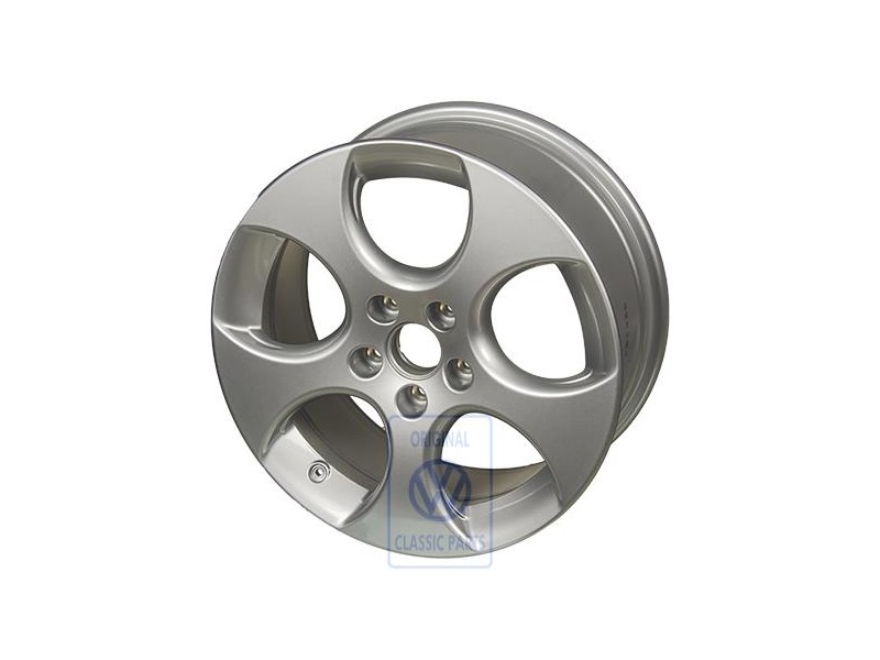 VW Original Llanta De Aluminio Plata Brillante - 1K0601025AC8Z8