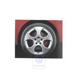 VW Original Llanta De Aluminio Gris Metalizado - 1K0601025AM16Z
