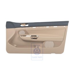 VW Original Panel Puerta Cuero Sintetico Antracita/Beige Pure - 1K3867012AQRDQ