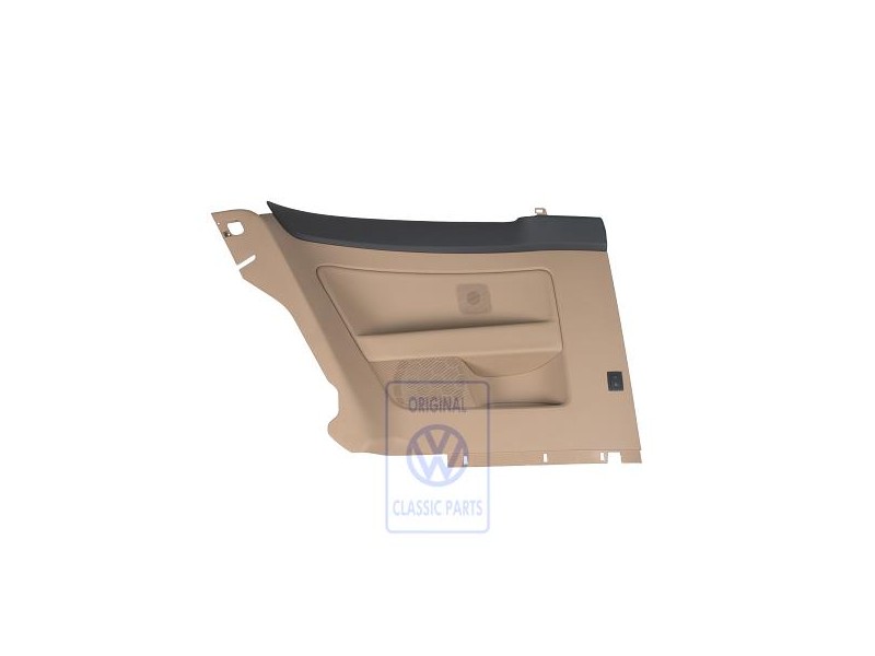 VW Original Rev. Lat. Cuero Sintetico Antracita/Beige Pure - 1K3867043AKRDQ