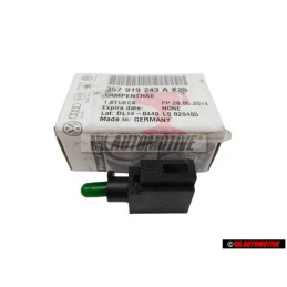 VW Original Portalamparas Con Bombilla Verde - 357919243A K25