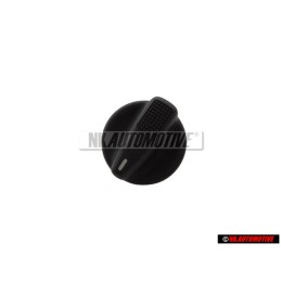 VW Original Boton Giratorio Negro Satinado - 357927533 01C