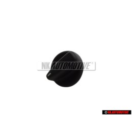 VW Original Boton Giratorio Negro Satinado - 357927533 01C