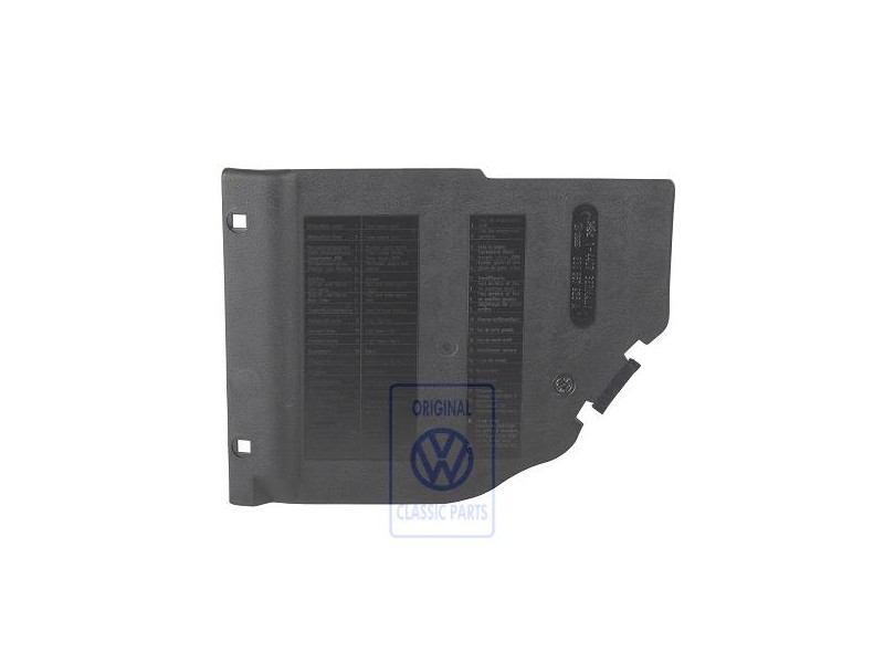 VW Original Cubierta Negro - 535857925A 4FB
