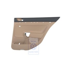 VW Original Panel Puerta Cuero Sintetico Antracita/Beige Pure - 1K6867212HARDQ