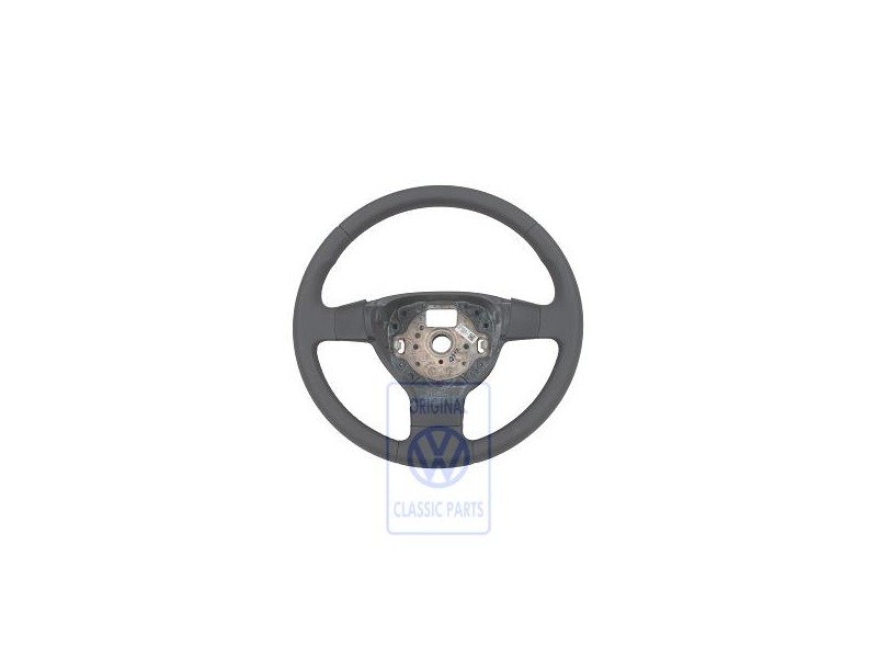 VW Original Volante Direccion (Cuero) Antracita - 1K0419091M 7B4