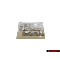 VW Original SDI Trasero Rotulo Insignia Emblema Cromo - 1K0853675M 739