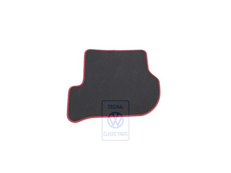 VW Original Alfombrilla Antracita/Rojo Flash - 1K0864451B WNS