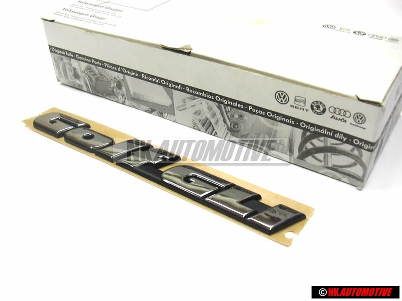 VW Original GOLF GLI Trasero Rotulo Insignia Emblema Cromo - 1H6853687AGZ10